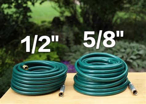 5 8 vs 1 2 garden hose